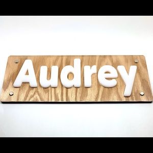 Acrylic Name Puzzle